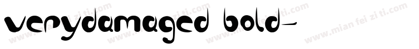verydamaged bold字体转换